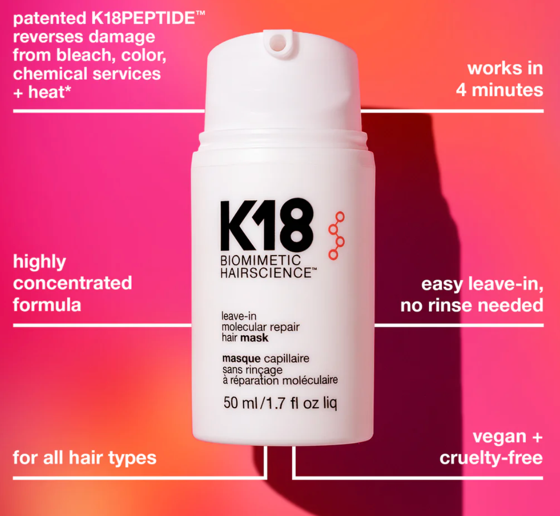 K18 Leave In Molecular Repair Hair Mask