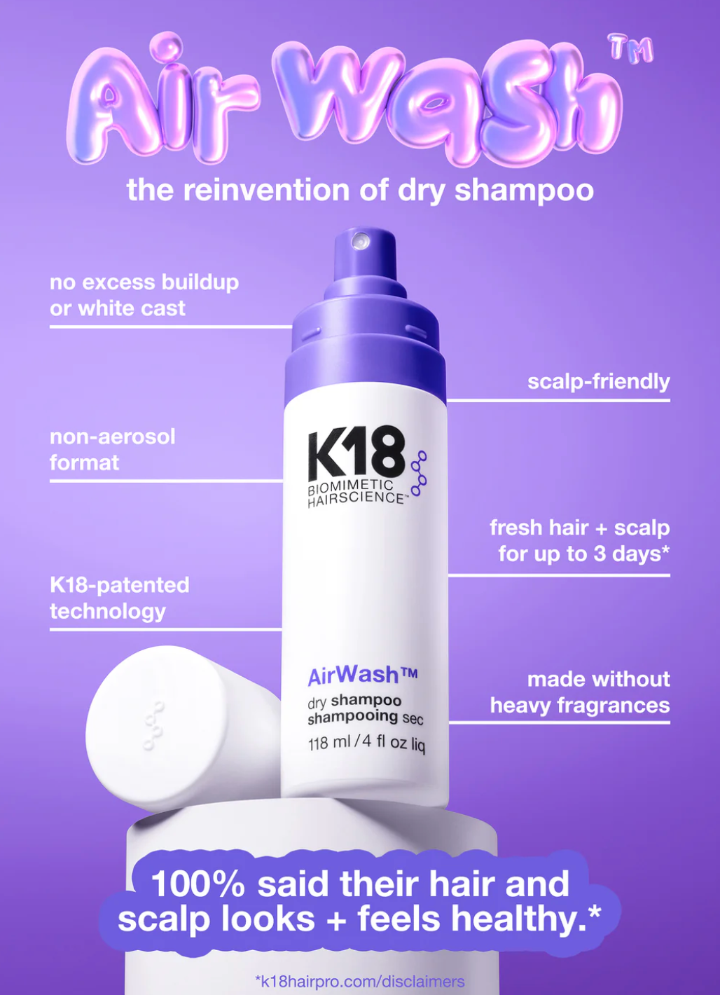 K18 AirWash Travel Size