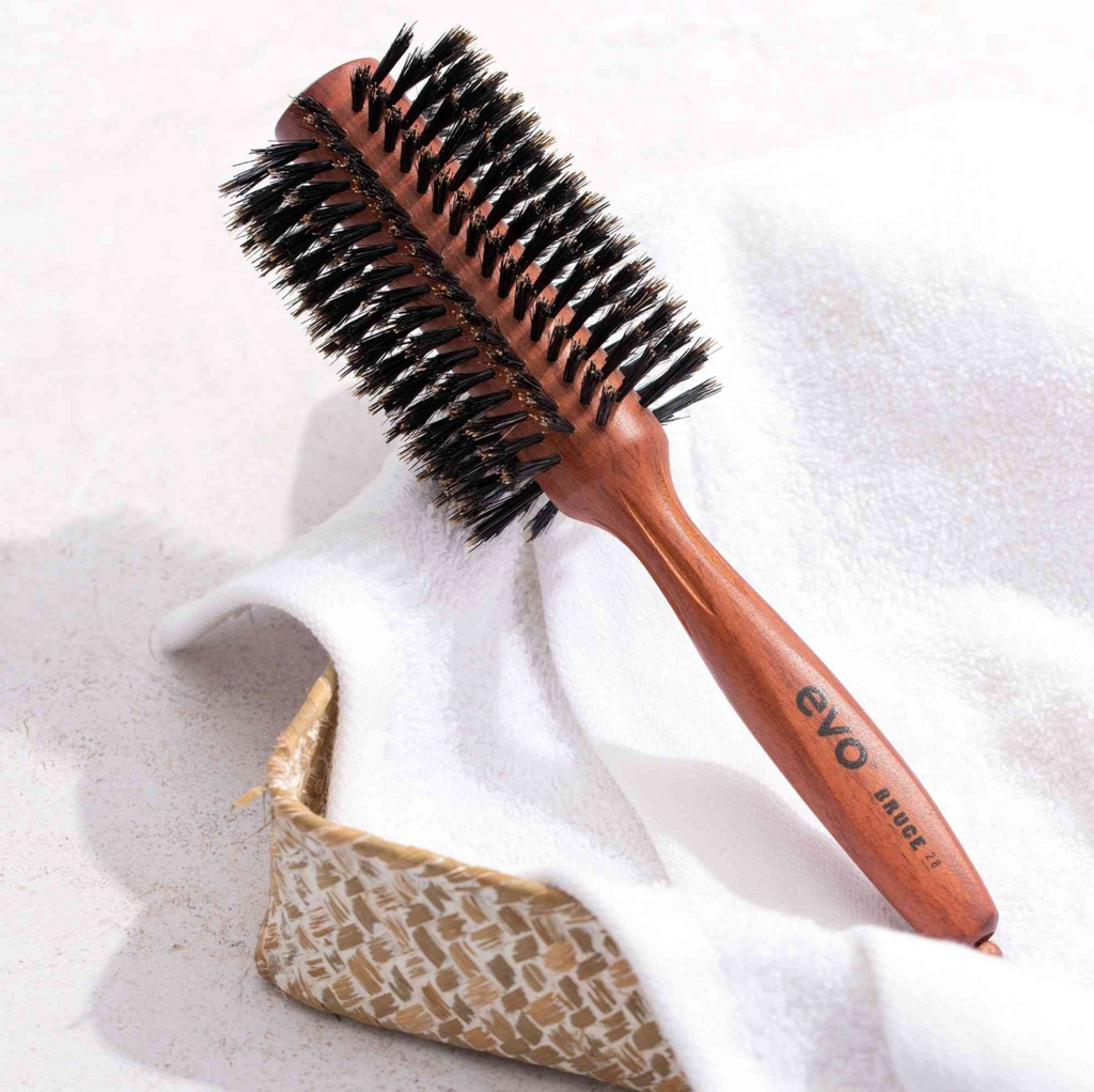 Boar Bristle Round Brush 28mm